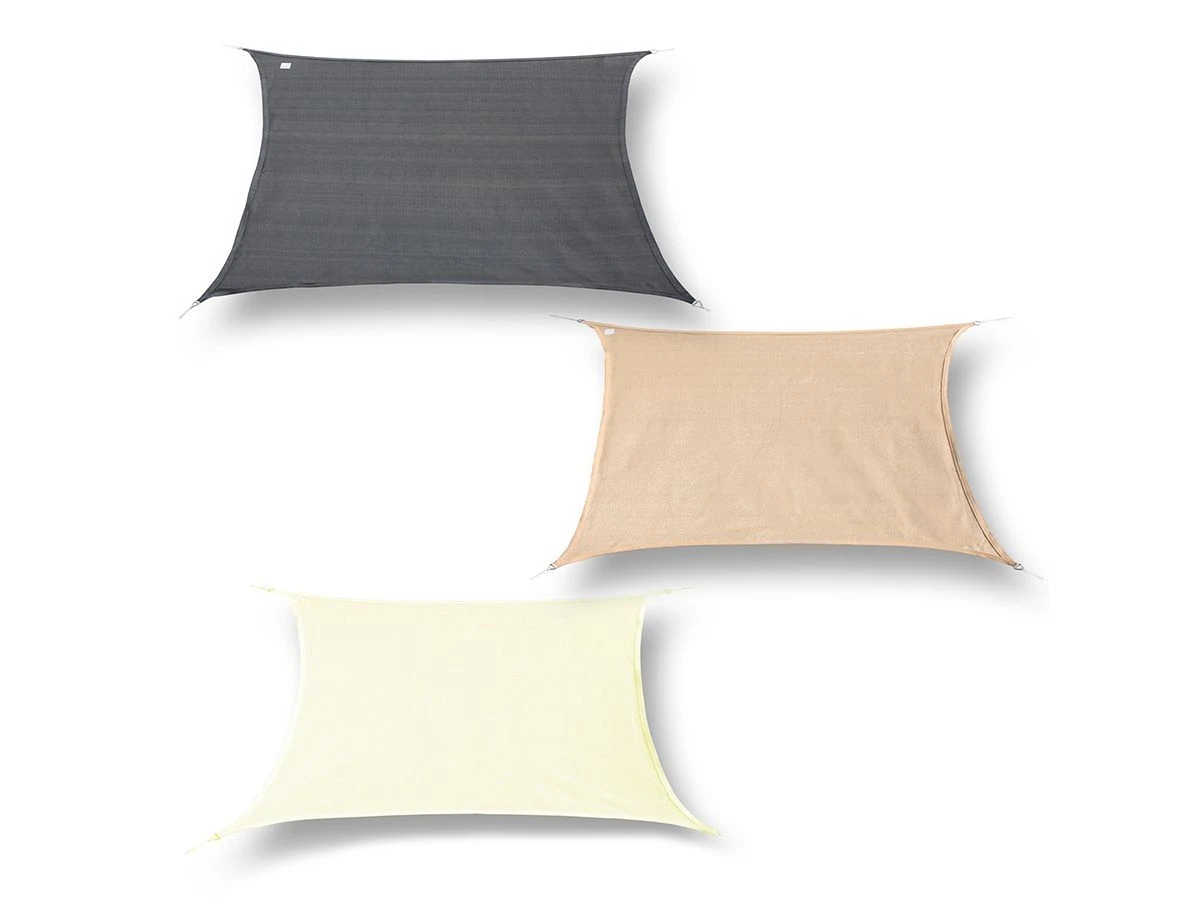 Buitenkado 2.5x4 Beige HPDE Waterdoorlatend Schaduwdoek - Image 2