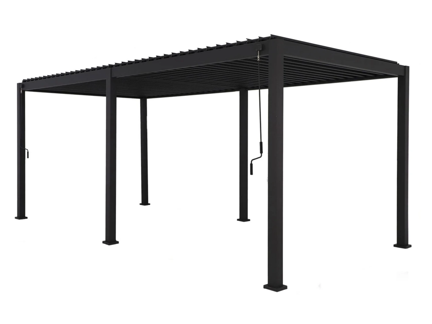 Merkloos Mirador Deluxe 300 X 600 Cm Overkapping - Antraciet