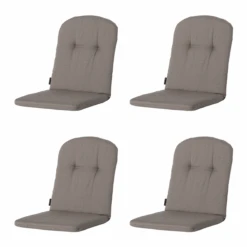 Madison Rib Liver Kuipstoelkussen - Set Van 4