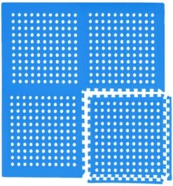 Merkloos Eyepower 62x62cm Set Van 16 Zwembad Vloertegels - Blue