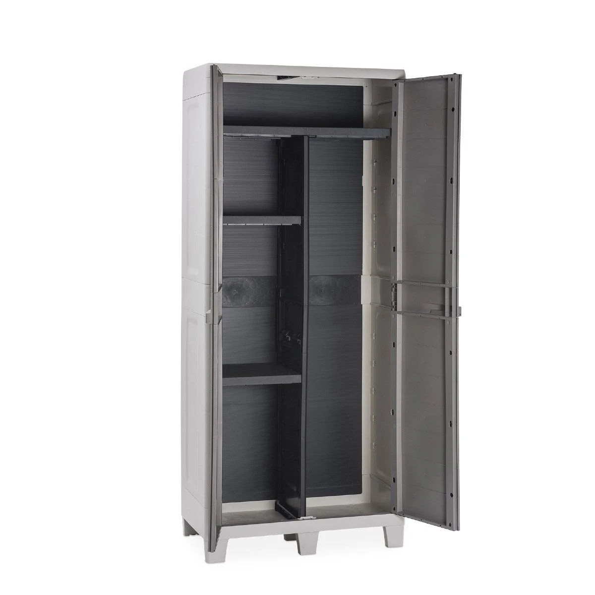 Merkloos Toomax Florida XL Utility Hoge Opbergkast - Grijs - Image 2