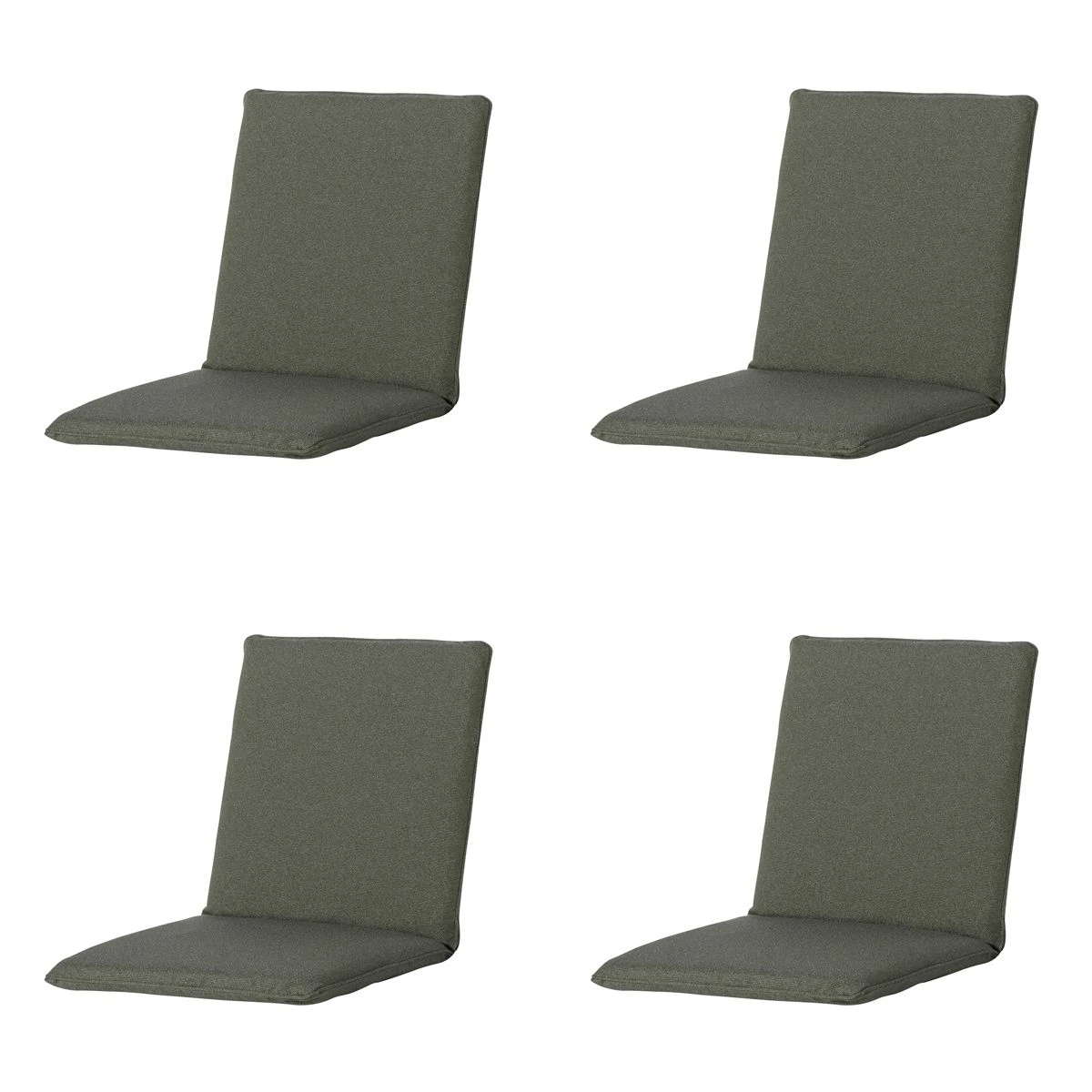 Madison Manchester Green Stapelstoelkussen - Set Van 4