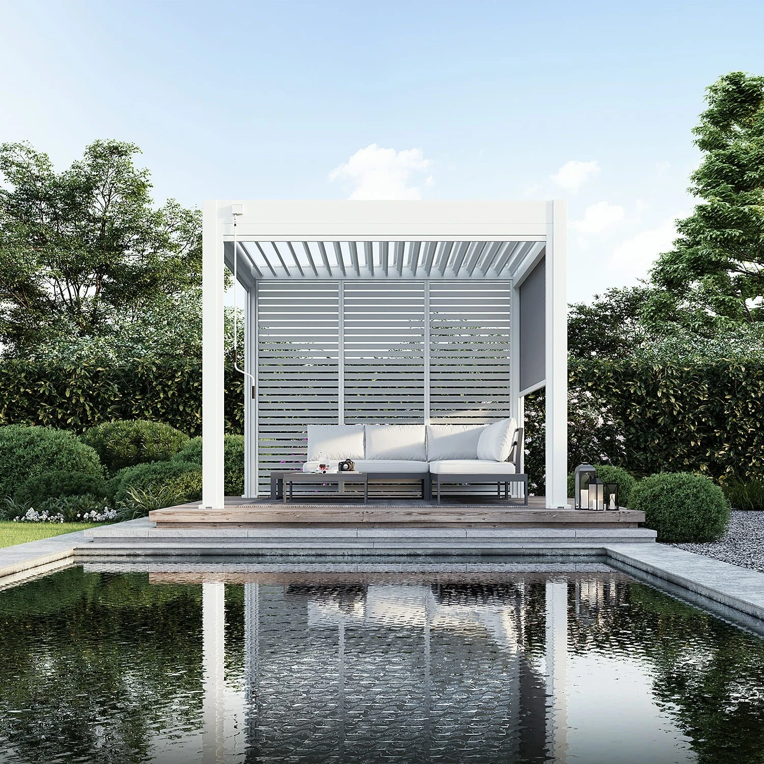 Merkloos Orion Comfort 300 X 300 Cm Terrasoverkapping - Wit - Image 2