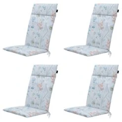 Madison Donna Azure Canvas Eco+ Tuinstoelkussen - Set Van 4