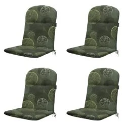 Madison Circle Green Kuipstoelkussen - Set Van 4