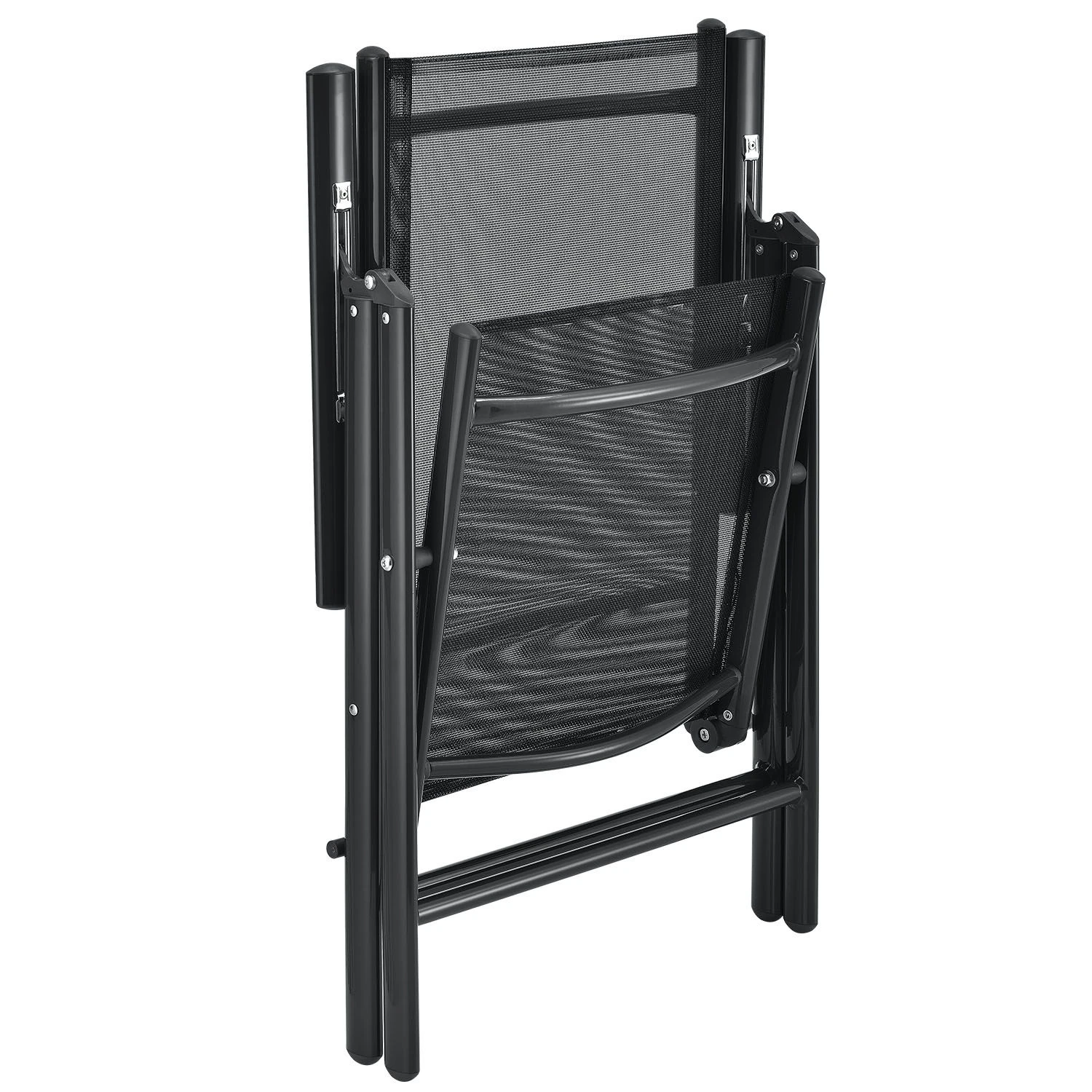 Merkloos Milano Aluminium 7-delige Donkergrijze Diningset - Image 5