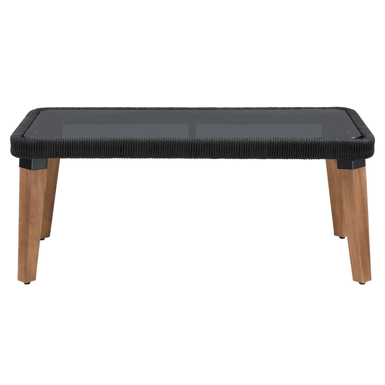 Merkloos Neapel Gevlochten Zwarte Loungeset - Image 4