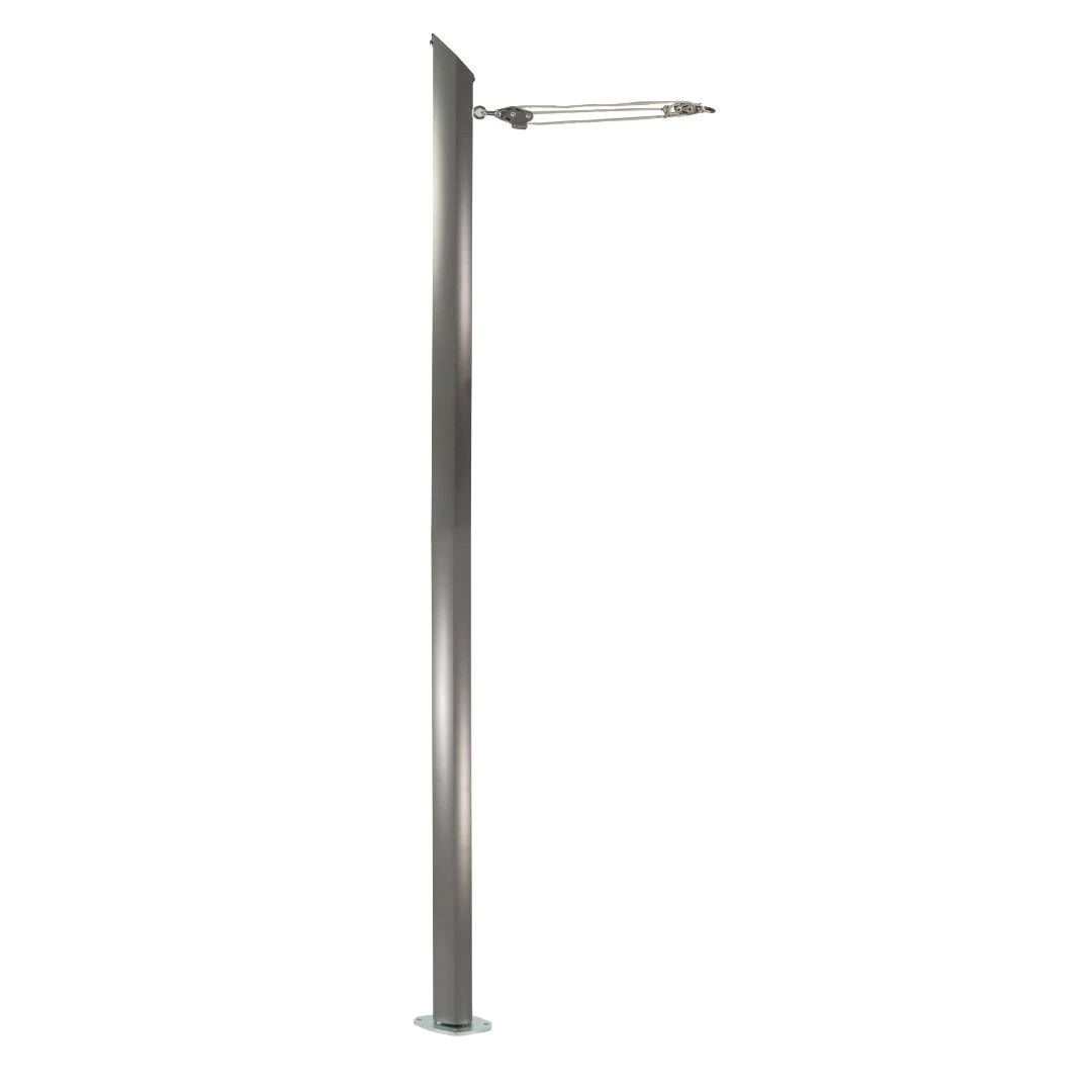 Merkloos Maanta Alu Simple 90° Basisplaat Schaduwdoek Paal