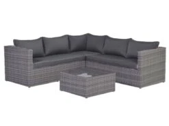 Garden Impressions Lyon 4-delige Donker Grijze Loungeset
