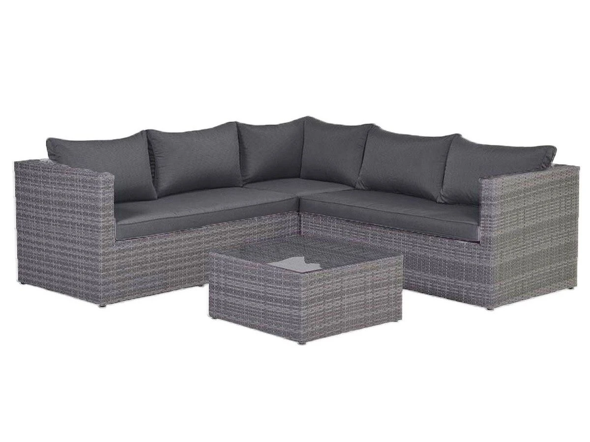 Garden Impressions Lyon 4-delige Donker Grijze Loungeset