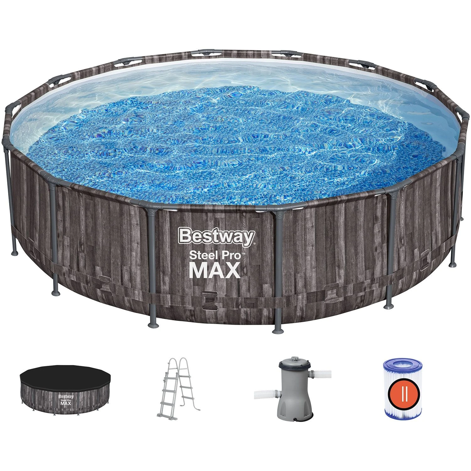 Bestway Steel Pro Max 427 Houtlook Zwembad - Image 3
