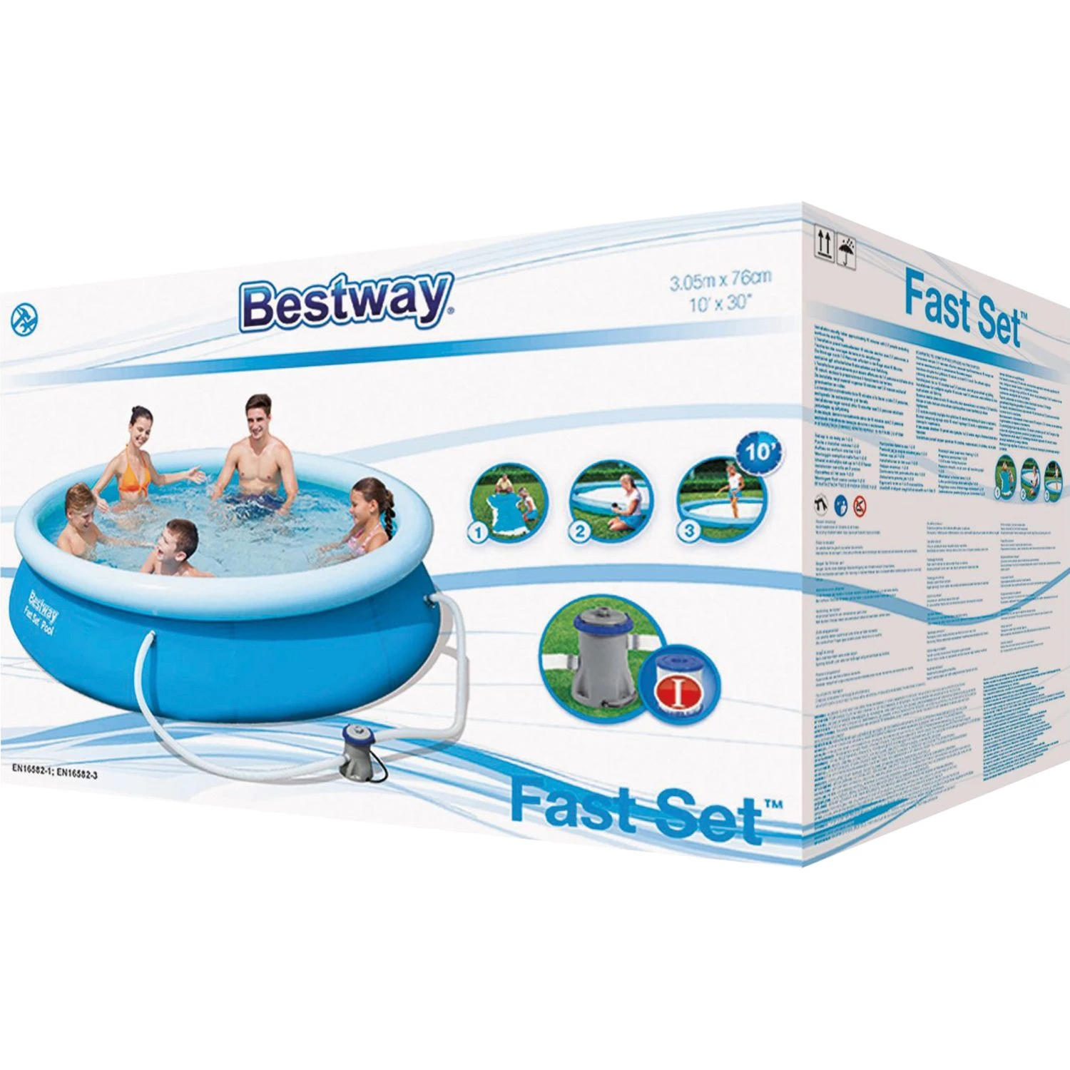 Bestway Fast Set 305 Cm Zwembad Met Filterpomp - Image 2