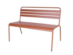 MaximaVida Max 120 Cm Roestbruin Metalen Tuinbank