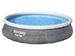 Bestway Fast Set Rotan Ø396 Cm Zwembad Met Pomp