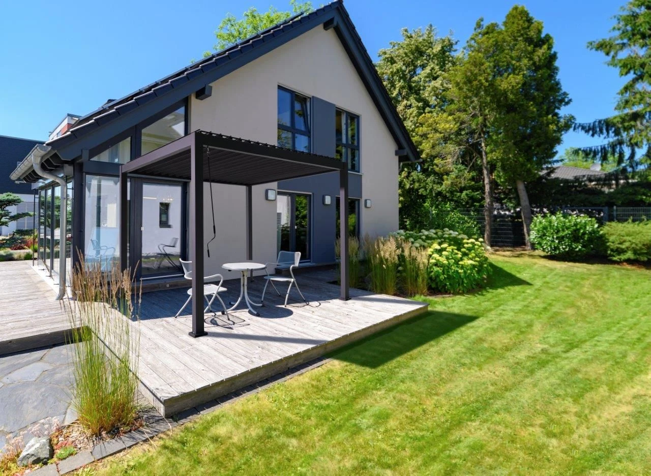 Merkloos Novum Mirador BASIC 300 X 300 Cm Pergola Terrasoverkapping - Grey - Image 5