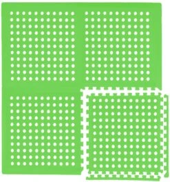 Merkloos Eyepower 62x62cm Set Van 32 Zwembad Vloertegels - Green