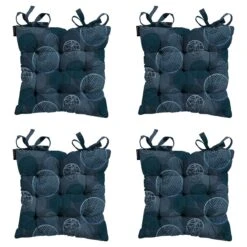 Madison Circle Blue Zitkussen - Set Van 4