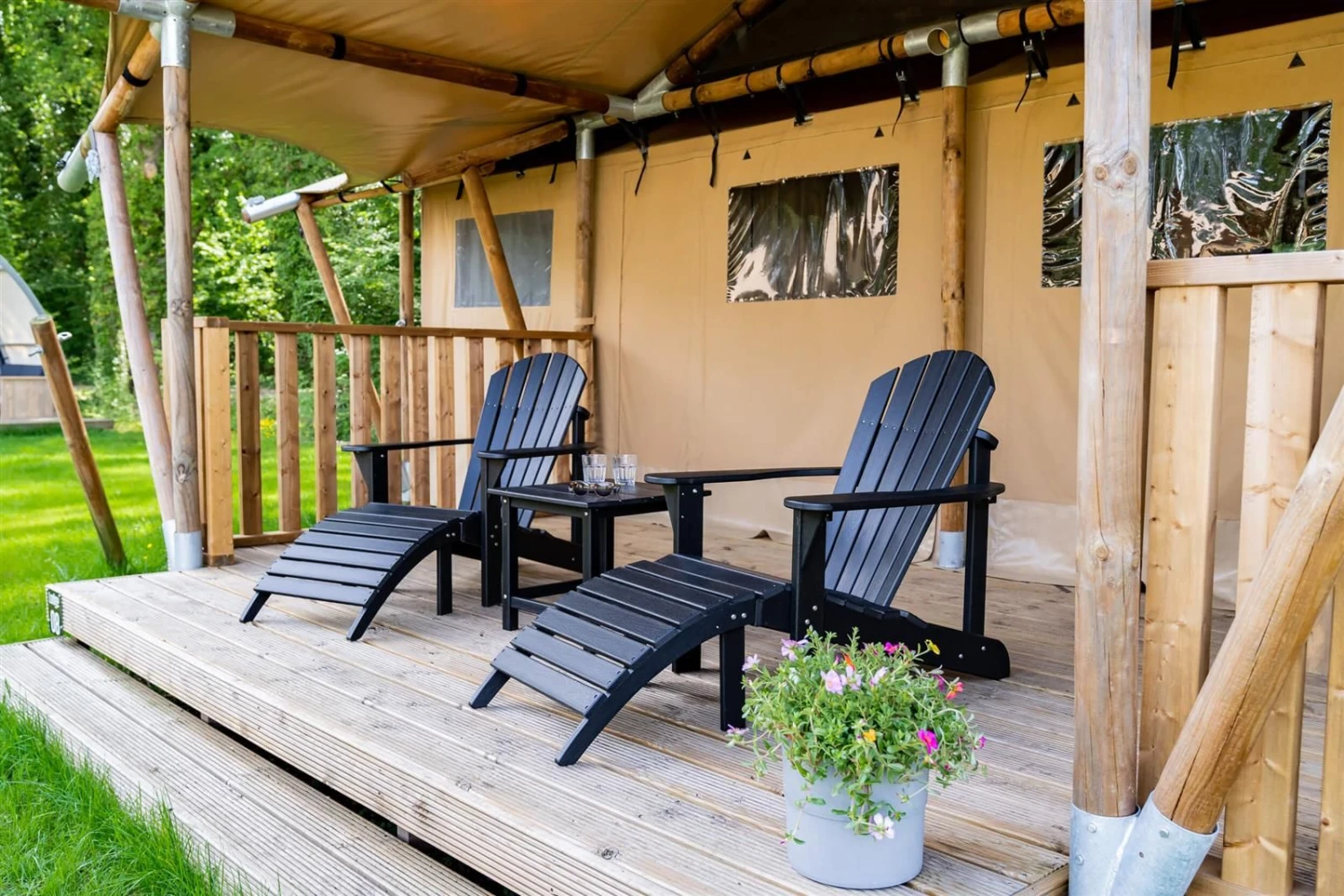 MaximaVida Montreal Tuinstoel Set - Black - Image 5