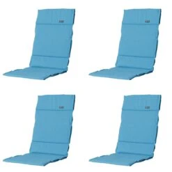 Madison Panama Aqua Tuinkussen - Set Van 4