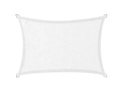 Buitenkado 3.5x5.5 Polarwit HPDE Waterdoorlatend Schaduwdoek