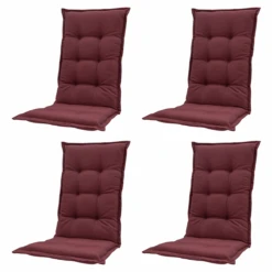 Madison Panama Bordeaux Tuinstoelkussen - Set Van 4