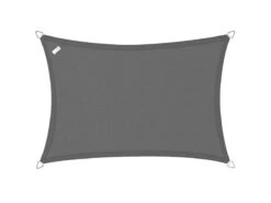 Buitenkado 2x5 Antraciet HPDE Waterdoorlatend Schaduwdoek