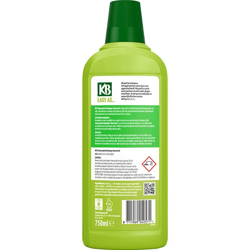 Merkloos KB Tuinmeubel Reiniger Kunststof - 750ml - Afbeelding 3