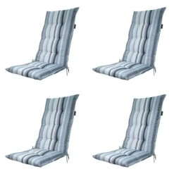 Madison Righe Tuinstoelkussen - Set Van 4