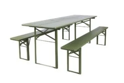 MaximaVida Berlijn 200 Cm Olijfgroen Inklapbare Bierset