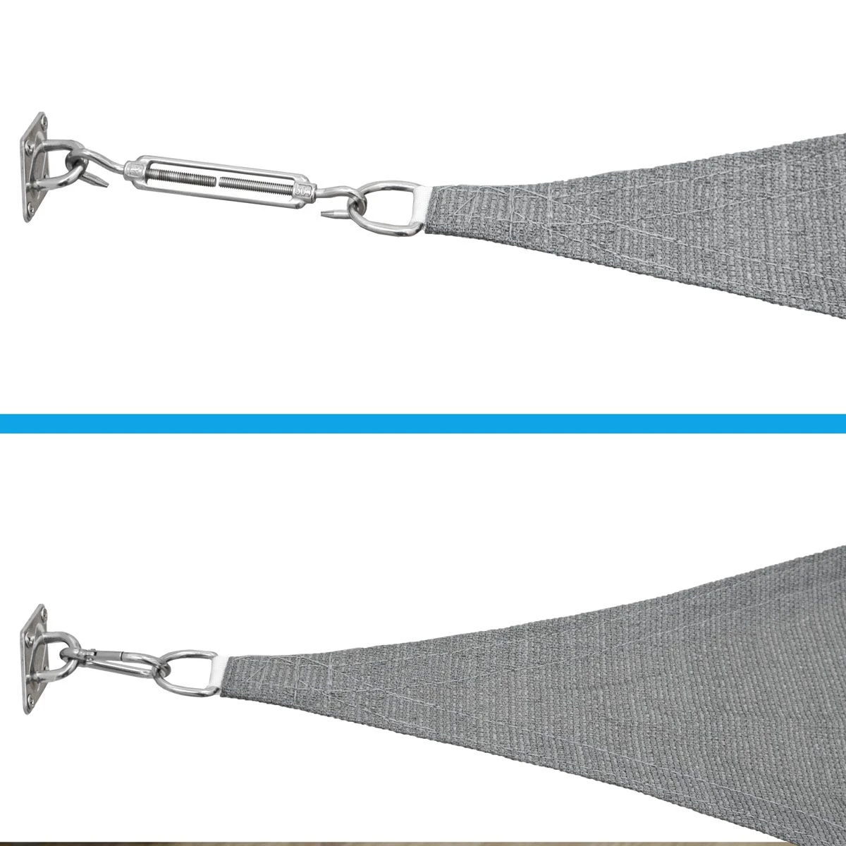 AMANKA Driehoek Zonnezeil Bevestigingsset - Afbeelding 3