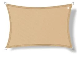 Buitenkado 4x5 Zand Beige Waterdicht Schaduwdoek Rechthoek