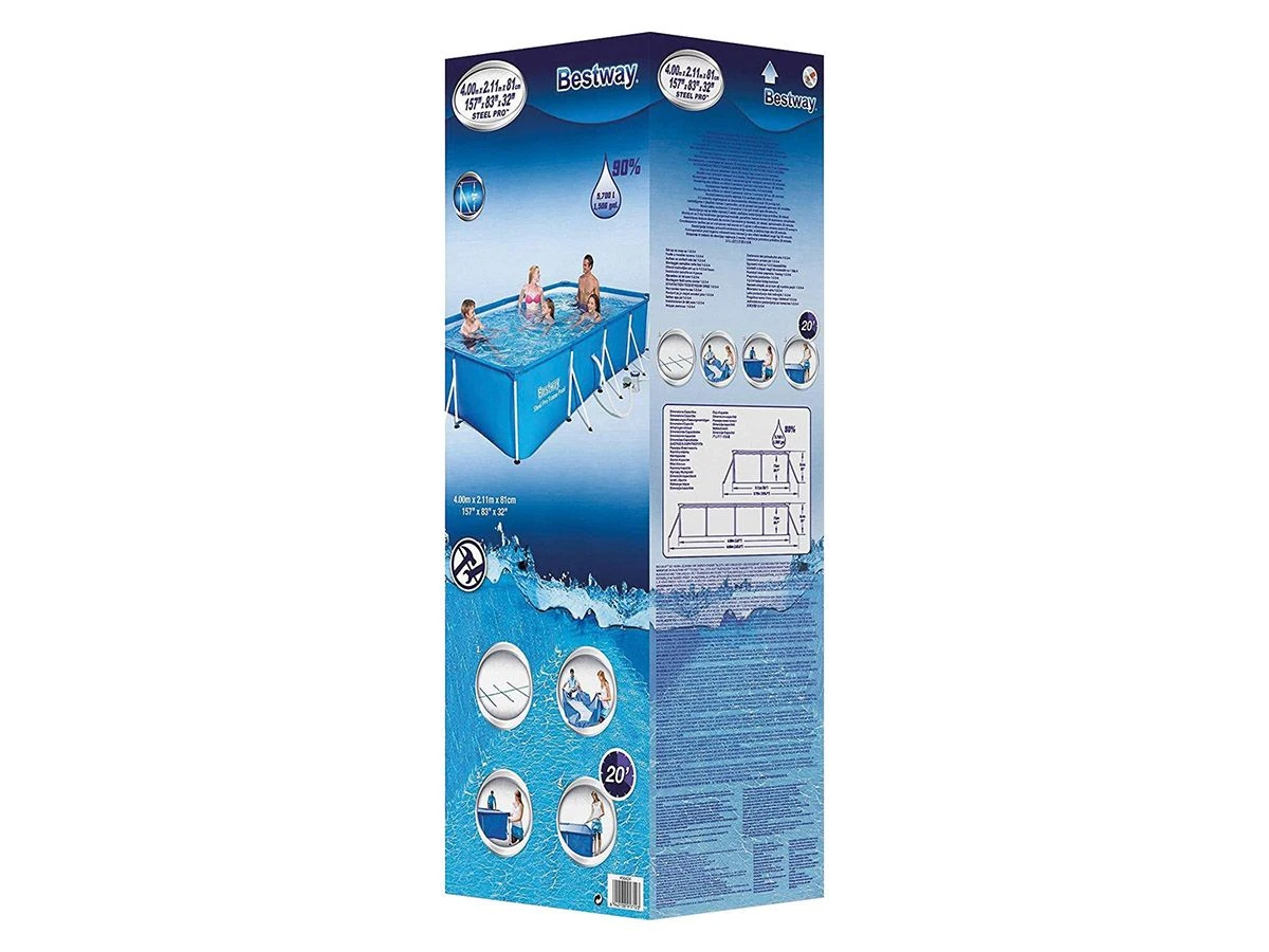Bestway Steel Pro 400 X 211 X 81 Cm Zwembad Met Filterpomp - Image 2