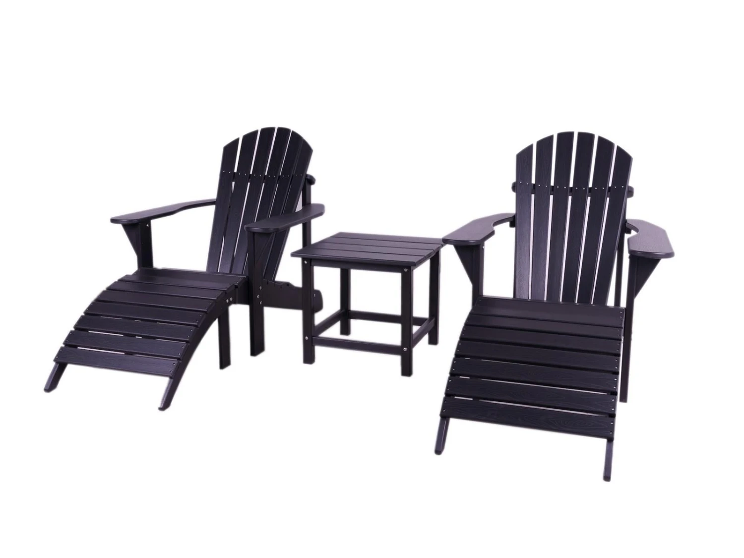 MaximaVida Montreal Tuinstoel Set - Black