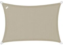 Buitenkado 2x3 Taupe HPDE Waterdoorlatend Schaduwdoek