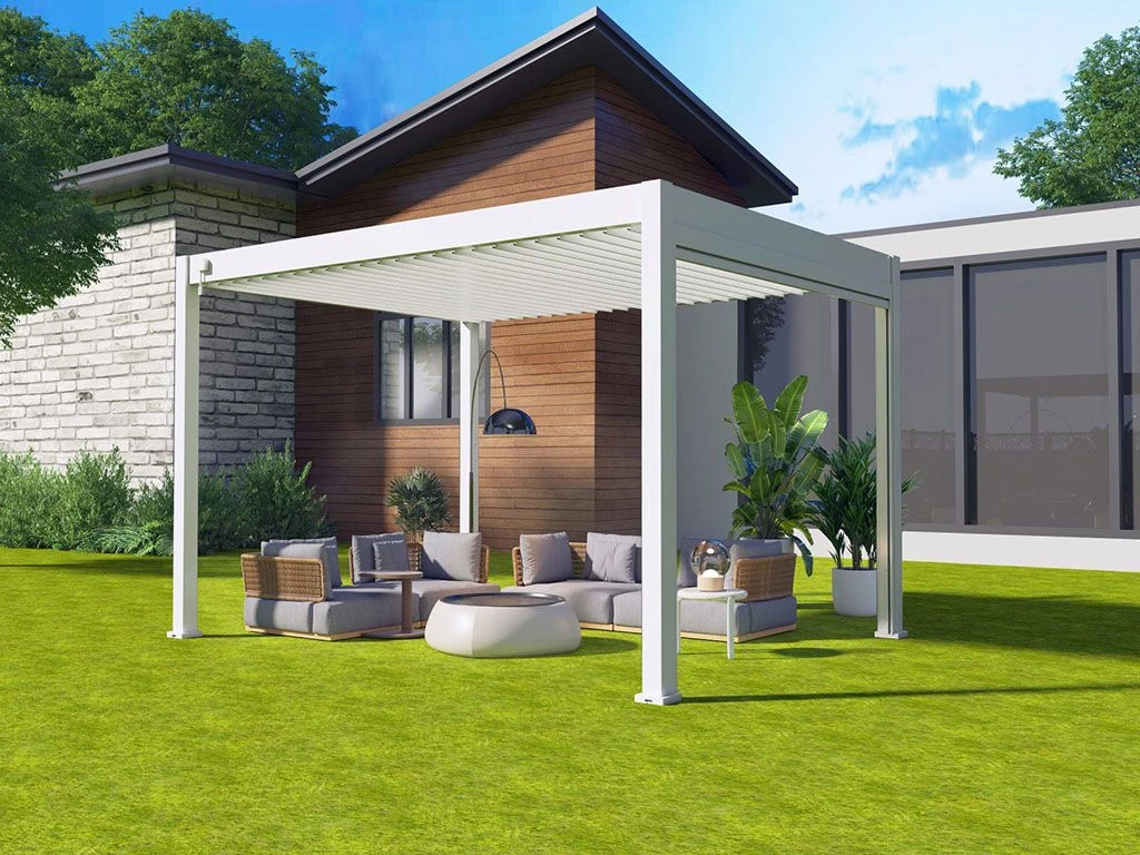 Merkloos Novum ORION 300 X 300 Cm Terrasoverkapping - White - Image 4