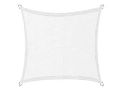 Buitenkado 3x3 Polarwit HPDE Waterdoorlatend Schaduwdoekset