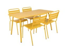 MaximaVida Max 150 Cm 5-delige Tuinset - Yellow