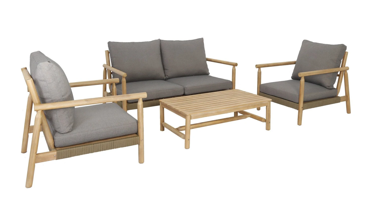 Merkloos The Outsider Hanna Stoel-Bank Loungeset - Acacia - Afbeelding 5