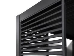 Merkloos Novum Mirador 4M 123,5 X 238,25 Louvre Shutter Paneel - Black