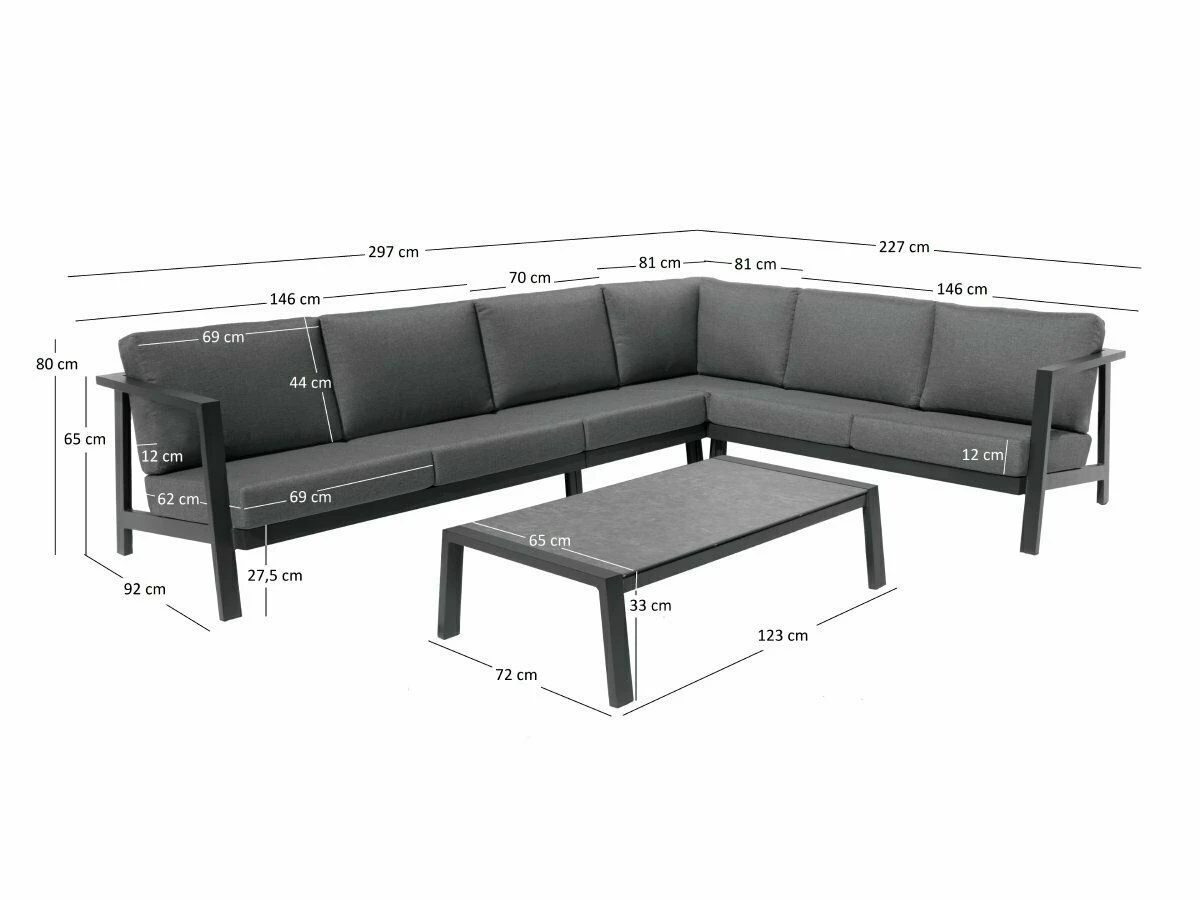 Kettler Alba Corner Loungeset - Image 5