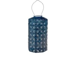 Lumiz Mandela Cylinder 18 Solar Lampion - Dark Blue