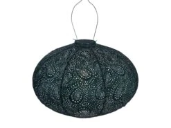Lumiz Paisley Oval 40 Solar Lampion - Green