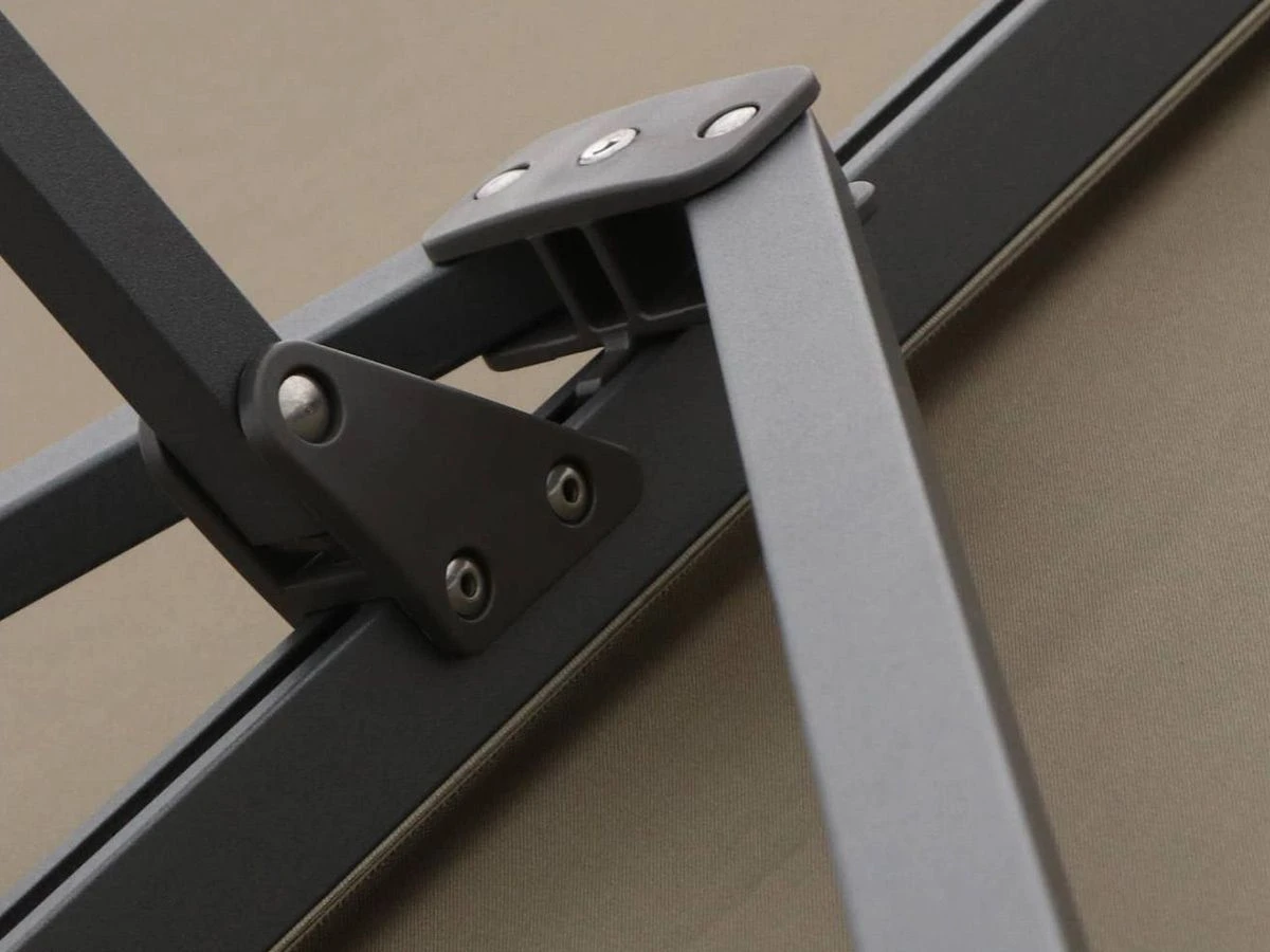 Madison Sun Wave 150 X 270 Cm Parasol - Taupe - Image 8