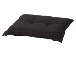 Madison Rib Black Hocker Kussen