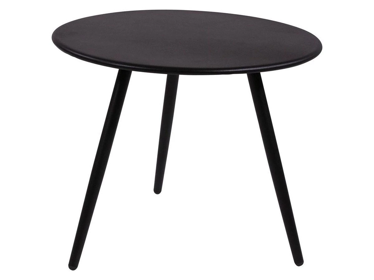 Lesli Living Rafael 45x35 Zwarte Bijzettafel