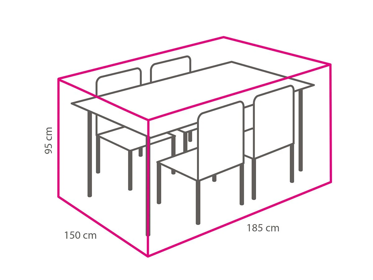 Winza 185 X 150 X 95 Cm Tuinsethoes - Afbeelding 6